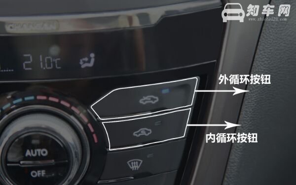 汽车内循环和外循环图标