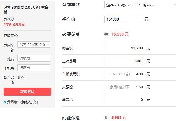 日产逍客裸车多少钱 东风日产逍客多少钱一辆