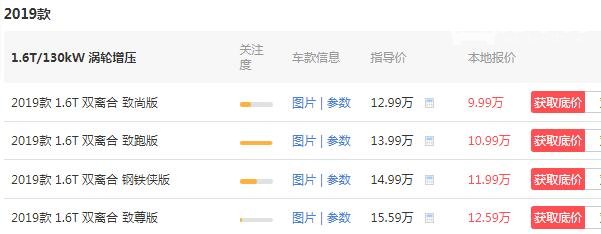 北京现代全部车型报价 现代7大suv报价大全(现代ix35仅售11万)