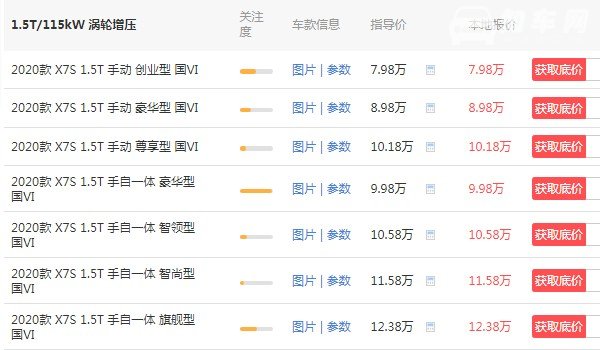 汉腾x7自动挡多少钱 自动挡多少钱一辆(仅售9万一辆)