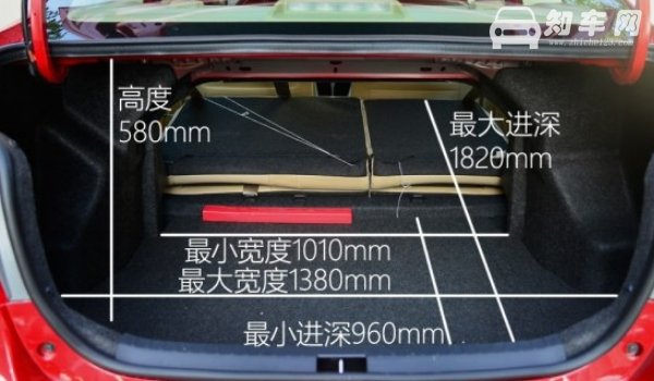 丰田威驰车身尺寸多少 丰田威驰后备箱尺寸多少（常规容积476L）
