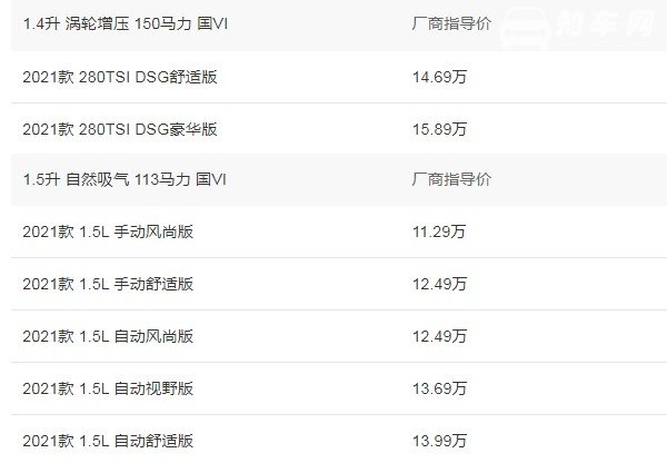 大众朗逸2021款图片及报价 大众朗逸自动挡价格(2021款自动挡仅售12万)