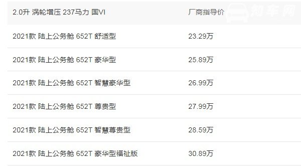 别克gl8商务车报价2021款价格 2021款gl8仅售23万(百公里加速9.8秒)