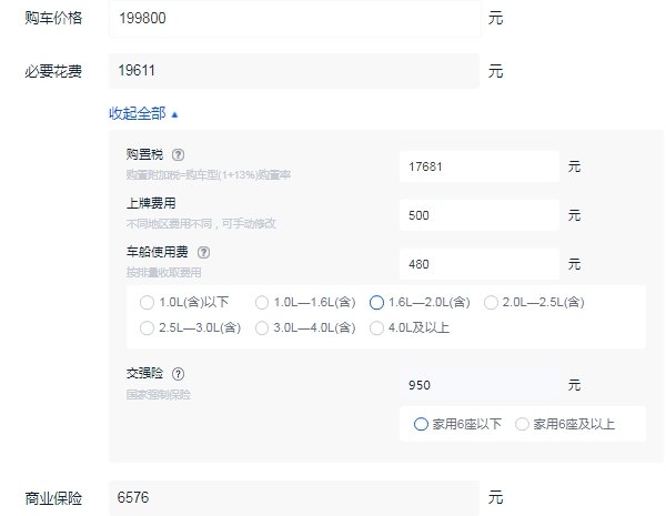 福特翼虎最高配多少钱 福特翼虎最高配落地多少钱（大概22.60万元）