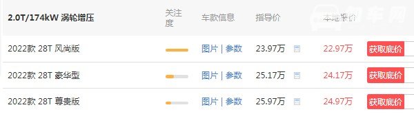 凯迪拉克ct4多少钱落地最新成交价 2022款ct4售价22万(最新成交价25万)