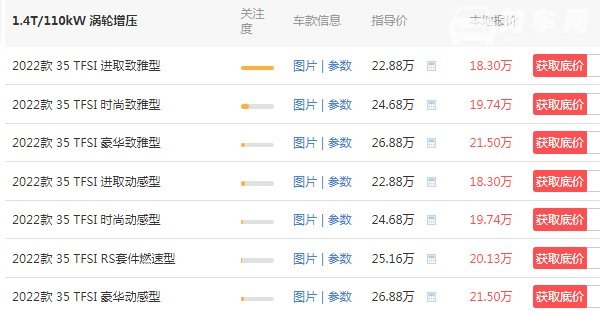 奥迪q2l新款2021图片及报价 2022款奥迪q2l售价18万